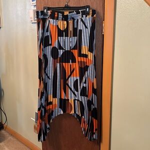 Karl Lagerfeld multicolor pleated skirt